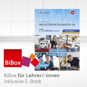 Produktabbildung zu Industriemechaniker/-in Fachbuch Fachstufe - BiBox - Das digitale Unterrichtssystem - Einzellizenz für Lehrer/-innen (Dauerlizenz) - 1. Auflage 2026