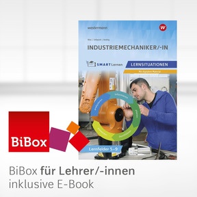 Produktabbildung zu Industriemechaniker/-in Lernsituationen Lernfeld 5-9 - BiBox - Das digitale Unterrichtssystem - Einzellizenz für Lehrer/-innen (Dauerlizenz) - 1. Auflage 2026