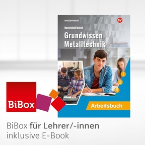 Produktabbildung zu Berufsfeld Metall - Industriemechanik - BiBox - Das digitale Unterrichtssystem Arbeitsbuch Grundwissen - Einzellizenz für Lehrer/-innen (Dauerlizenz) - 1. Auflage 2026