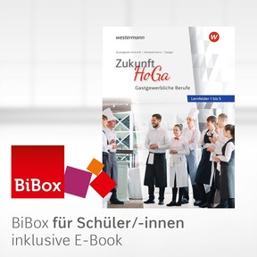 Produktabbildung zu Zukunft HoGa - BiBox - Das digitale Unterrichtssystem 1. Ausbildungsjahr - Einzellizenz für Schüler/-innen (1 Jahr) - 1. Auflage 2026