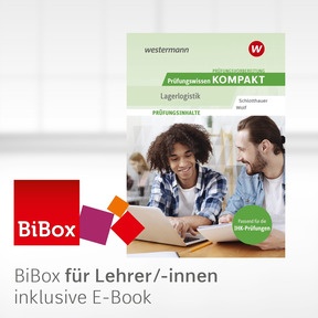 Produktabbildung zu Prüfungsvorbereitung Prüfungswissen KOMPAKT - Fachkraft für Lagerlogistik - BiBox - Das digitale Unterrichtssystem - Einzellizenz für Lehrer/-innen (Dauerlizenz) - 12. Auflage 2026