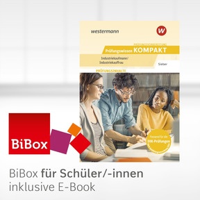 Produktabbildung zu Prüfungsvorbereitung Prüfungswissen KOMPAKT - Industriekaufmann/Industriekauffrau - BiBox - Das digitale Unterrichtssystem - Klassensatz PrintPlus (1 Schuljahr) - 11. Auflage 2026