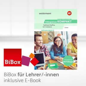 Produktabbildung zu Prüfungsvorbereitung Prüfungswissen KOMPAKT - Kaufmann/Kauffrau im E-Commerce - BiBox - Das digitale Unterrichtssystem - Einzellizenz für Lehrer/-innen (Dauerlizenz) - 6. Auflage 2026