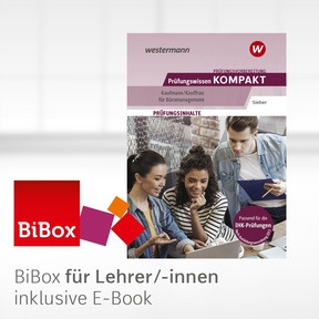 Produktabbildung zu Prüfungsvorbereitung Prüfungswissen KOMPAKT - Kaufmann/Kauffrau für Büromanagement - BiBox - Das digitale Unterrichtssystem - Einzellizenz für Lehrer/-innen (Dauerlizenz) - 9. Auflage 2027