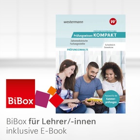 Produktabbildung zu Prüfungsvorbereitung Prüfungswissen KOMPAKT - Zahnmedizinische Fachangestellte - BiBox - Das digitale Unterrichtssystem - Einzellizenz für Lehrer/-innen (Dauerlizenz) - 6. Auflage 2026