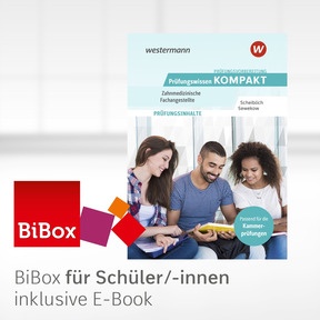 Produktabbildung zu Prüfungsvorbereitung Prüfungswissen KOMPAKT - Zahnmedizinische Fachangestellte - BiBox - Das digitale Unterrichtssystem - Einzellizenz für Schüler/-innen (1 Jahr) - 6. Auflage 2026