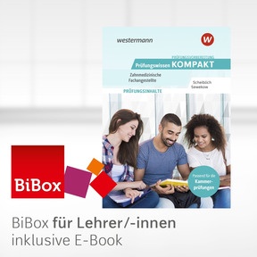 Produktabbildung zu Prüfungsvorbereitung Prüfungswissen KOMPAKT - Zahnmedizinische Fachangestellte - BiBox - Das digitale Unterrichtssystem - Kollegiumslizenz für Lehrer/-innen (1 Schuljahr) - 6. Auflage 2026