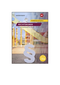 Produktabbildung zu Rechtskunde für sozialpädagogische Berufe - Lösungen Download - 4. Auflage 2018