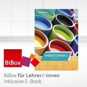Produktabbildung zu Farbtechnik - BiBox - Das digitale Unterrichtssystem Band 2 - Kollegiumslizenz für Lehrer/-innen (Dauerlizenz) - 6. Auflage 2024