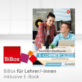 Produktabbildung zu Kaufmann/Kauffrau im E-Commerce - BiBox - Das digitale Unterrichtssystem 1. Ausbildungsjahr - Einzellizenz für Lehrer/-innen (Dauerlizenz) - 4. Auflage 2026
