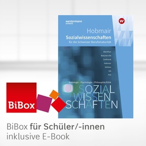 Produktabbildung zu Hobmair Sozialwissenschaften – Ausgabe für die Schweizer Berufsmaturität - BiBox – Einzellizenz für Schüler/-innen (1 Schuljahr) - 4. Auflage 2026