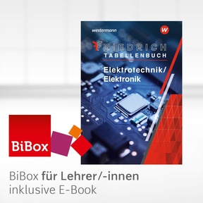 Produktabbildung zu Friedrich - Tabellenbuch - BiBox - Das digitale Unterrichtssystem Elektrotechnik / Elektronik - Einzellizenz für Lehrer/-innen (Dauerlizenz) - 12. Auflage 2026