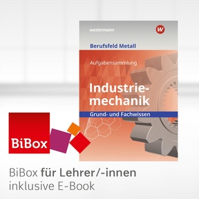 Produktabbildung zu Berufsfeld Metall - Industriemechanik - BiBox - Das digitale Unterrichtssystem Aufgabensammlung - Kollegiumslizenz für Lehrer/-innen (Dauerlizenz) - 10. Auflage 2023
