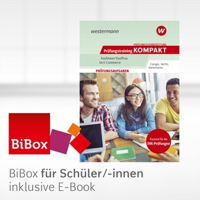 Produktabbildung zu Prüfungsvorbereitung Prüfungstraining KOMPAKT - Kaufmann/Kauffrau im E-Commerce - BiBox – Das digitale Unterrichtssystem - Klassensatz PrintPlus (1 Schuljahr) - 4. Auflage 2026