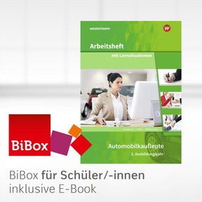 Produktabbildung zu Automobilkaufleute - BiBox - Das digitale Unterrichtssystem 2. Ausbildungsjahr AH - Einzellizenz für Schüler/-innen (1 Jahr) - 3. Auflage 2025