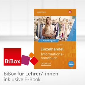 Produktabbildung zu Einzelhandel nach Ausbildungsjahren - BiBox - Das digitale Unterrichtssystem 3. Ausbildungsjahr - Kollegiumslizenz für Lehrer/-innen (Dauerlizenz) - 6. Auflage 2022