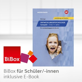Produktabbildung zu Entwicklungspsychologie kompakt für sozialpädagogische Berufe - 0 bis 11 Jahre - BiBox - Das digitale Unterrichtssystem - Klassensatz PrintPlus (1 Schuljahr) - 5. Auflage 2021