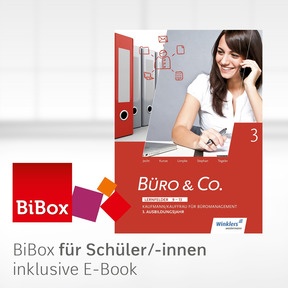 Produktabbildung zu Büro & Co. nach Lernfeldern - BiBox - Das digitale Unterrichtssystem Lernfelder 9-13 - Klassensatz PrintPlus (1 Schuljahr) - 2. Auflage 2019