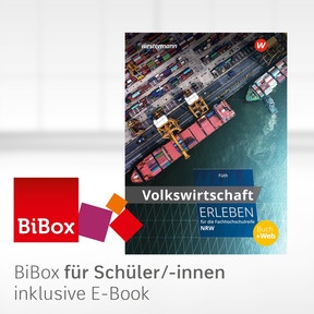 Produktabbildung zu Volkswirtschaft erleben für die Fachhochschulreife Nordrhein-Westfalen - BiBox - Das digitale Unterrichtssystem - Klassensatz PrintPlus (1 Schuljahr) - 2. Auflage 2026