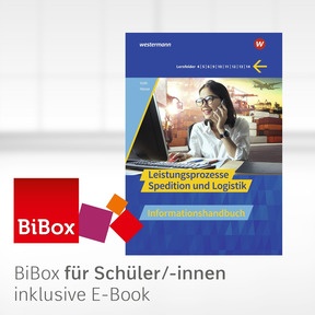 Produktabbildung zu Spedition und Logistik - BiBox - Das digitale Unterrichtssystem Informationshandbuch - Klassensatz PrintPlus (1 Schuljahr) - 19. Auflage 2023