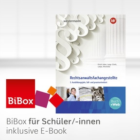 Produktabbildung zu Rechtsanwaltsfachangestellte - BiBox - Das digitale Unterrichtssystem 3 - Klassensatz PrintPlus (1 Schuljahr) - 4. Auflage 2025