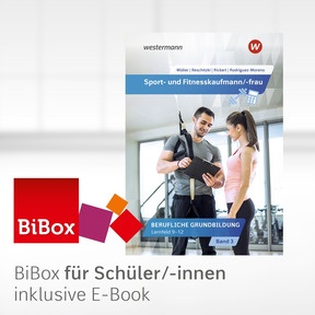Produktabbildung zu Sport- und Fitnesskaufmann/-frau - BiBox - Das digitale Unterrichtssystem Lernfelder 9-12 - Klassensatz PrintPlus (1 Schuljahr) - 5. Auflage 2026
