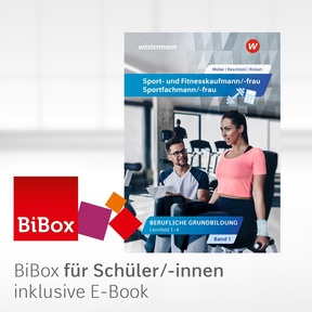 Produktabbildung zu Sport- und Fitnesskaufmann/-frau - BiBox - Das digitale Unterrichtssystem Lernfelder 1-4 - Klassensatz PrintPlus (1 Schuljahr) - 6. Auflage 2026