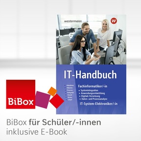 Produktabbildung zu IT-Handbuch - Fachinformatiker/-in, IT-Systemelektroniker/-in - Klassensatz PrintPlus (1 Schuljahr) - 13. Auflage 2025