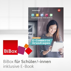 Produktabbildung zu E-Commerce Grundlagen - Kompaktwissen für Schule und Praxis - BiBox - Das digitale Unterrichtssystem - Klassensatz PrintPlus (1 Schuljahr) - 2. Auflage 2022