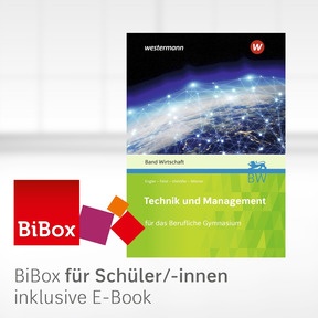 Produktabbildung zu Technik und Management - BiBox - Das digitale Unterrichtssystem Band Wirtschaft - Klassensatz PrintPlus (1 Schuljahr) - 4. Auflage 2021