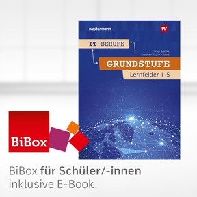 Produktabbildung zu IT-Berufe - BiBox - Das digitale Unterrichtssystem Grundstufe Lernfelder 1-5 - Klassensatz PrintPlus (1 Schuljahr) - 2. Auflage 2025