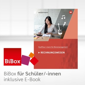 Produktabbildung zu Kaufmann/Kauffrau für Büromanagement - BiBox - Das digitale Unterrichtssystem Rechnungswesen - Klassensatz PrintPlus (1 Schuljahr) - 3. Auflage 2021