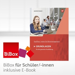 Produktabbildung zu Kaufmann/Kauffrau für Büromanagement - BiBox - Das digitale Unterrichtssystem Grundlagenband - Klassensatz PrintPlus (1 Schuljahr) - 4. Auflage 2025