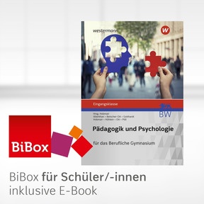 Produktabbildung zu Pädagogik/Psychologie für das Berufliche Gymnasium in Baden-Württemberg - BiBox - Das digitale Unterrichtssystem Eingangsklasse - Klassensatz PrintPlus (1 Schuljahr) - 2. Auflage 2021