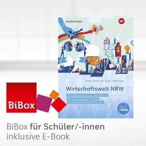 Produktabbildung zu Wirtschaftswelt NRW - BiBox - Das digitale Unterrichtssystem - Klassensatz PrintPlus (1 Schuljahr) - 4. Auflage 2021