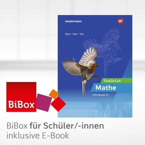 Produktabbildung zu Natürlich Mathe - Mathematik für die Fachoberschulen in Hessen - BiBox - Das digitale Unterrichtssystem 12 - Klassensatz PrintPlus (1 Schuljahr) - 1. Auflage 2023