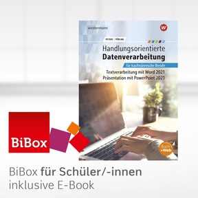 Produktabbildung zu Handlungsorientierte Textverarbeitung und Präsentation mit Microsoft Office 2021 - BiBox - Das digitale Unterrichtssystem - Klassensatz PrintPlus (1 Schuljahr) - 1. Auflage 2023