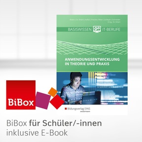 Produktabbildung zu Basiswissen IT-Berufe - BiBox - Das digitale Unterrichtssystem Anwendungsentwicklung in Theorie und Praxis - Klassensatz PrintPlus (1 Schuljahr) - 1. Auflage 2019