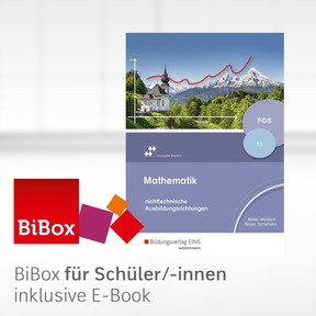 Produktabbildung zu Mathematik für Fachoberschulen und Berufsoberschulen - Ausgabe Bayern - BiBox - Das digitale Unterrichtssystem 11 - Klassensatz PrintPlus (1 Schuljahr) - 1. Auflage 2020