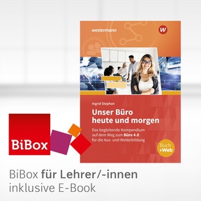 Produktabbildung zu Unser Büro heute und morgen - BiBox - Das digitale Unterrichtssystem - Kollegiumslizenz für Lehrer/-innen (1 Schuljahr) - 20. Auflage 2020