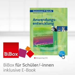 Produktabbildung zu Basiswissen IT-Berufe - BiBox - Das digitale Unterrichtssystem Anwendungsentwicklung - Einzellizenz für Schüler/-innen (1 Schuljahr)
