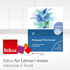 Produktabbildung zu Pädagogik/Psychologie für die Berufliche Oberschule - Ausgabe Bayern - BiBox - Das digitale Unterrichtssystem 1 - Einzellizenz für Lehrer/-innen (Dauerlizenz) - 5. Auflage 2019