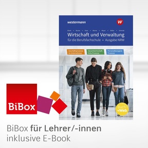 Produktabbildung zu Wirtschaft und Verwaltung für die Berufsfachschule NRW - BiBox - Das digitale Unterrichtssystem Geschäftsprozesse im Unternehmen - Personalbezogene Prozesse - Einzellizenz für Lehrer/-innen (Dauerlizenz) - 6. Auflage 2026