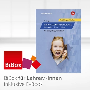 Produktabbildung zu Entwicklungspsychologie kompakt für sozialpädagogische Berufe - 0 bis 11 Jahre - BiBox - Das digitale Unterrichtssystem - Einzellizenz für Lehrer/-innen (Dauerlizenz) - 5. Auflage 2021