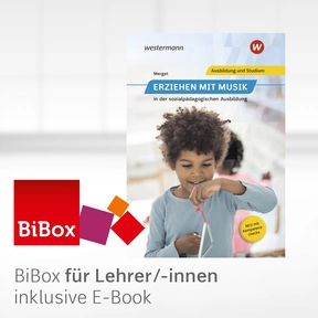 Produktabbildung zu Erziehen mit Musik in der sozialpädagogischen Erstausbildung - BiBox - Das digitale Unterrichtssystem - Einzellizenz für Lehrer/-innen (Dauerlizenz) - 6. Auflage 2025