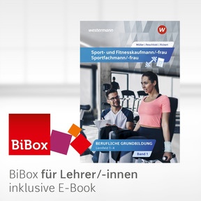 Produktabbildung zu Sport- und Fitnesskaufmann/-frau - BiBox - Das digitale Unterrichtssystem Lernfelder 1-4 - Kollegiumslizenz für Lehrer/-innen (Dauerlizenz) - 5. Auflage 2023