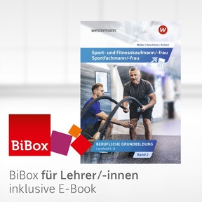 Produktabbildung zu Sport- und Fitnesskaufmann/-frau - BiBox - Das digitale Unterrichtssystem Lernfelder 5-8 - Kollegiumslizenz für Lehrer/-innen (Dauerlizenz) - 5. Auflage 2023