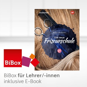 Produktabbildung zu Die neue Friseurschule - BiBox - Das digitale Unterrichtssystem - Kollegiumslizenz für Lehrer/-innen (1 Schuljahr) - 1. Auflage 2019
