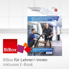 Produktabbildung zu Sport- und Fitnesskaufmann/-frau - BiBox - Das digitale Unterrichtssystem Lernfelder 5-8 - Kollegiumslizenz für Lehrer/-innen (1 Schuljahr) - 6. Auflage 2026