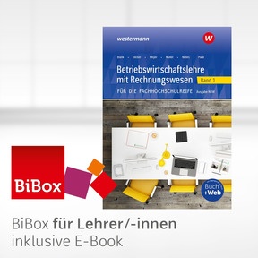 Produktabbildung zu Betriebswirtschaftslehre mit Rechnungswesen für die Fachhochschulreife - Ausgabe Nordrhein-Westfalen - BiBox - Das digitale Unterrichtssystem 1 - Kollegiumslizenz für Lehrer/-innen (1 Schuljahr) - 6. Auflage 2023